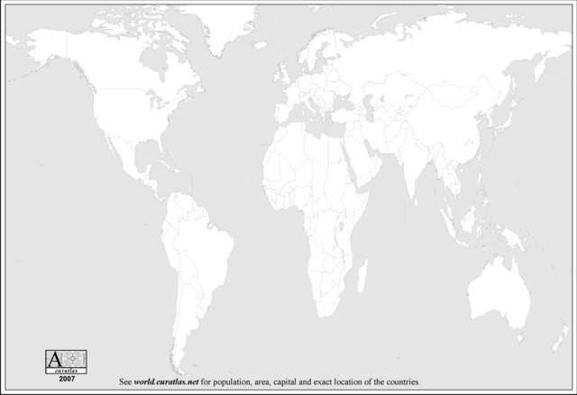 World Map 300 Dpi