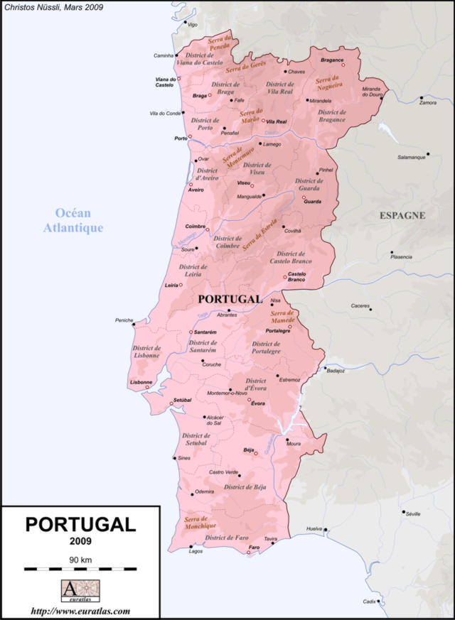 Click to download the Portugal 2009, Labeled, Color